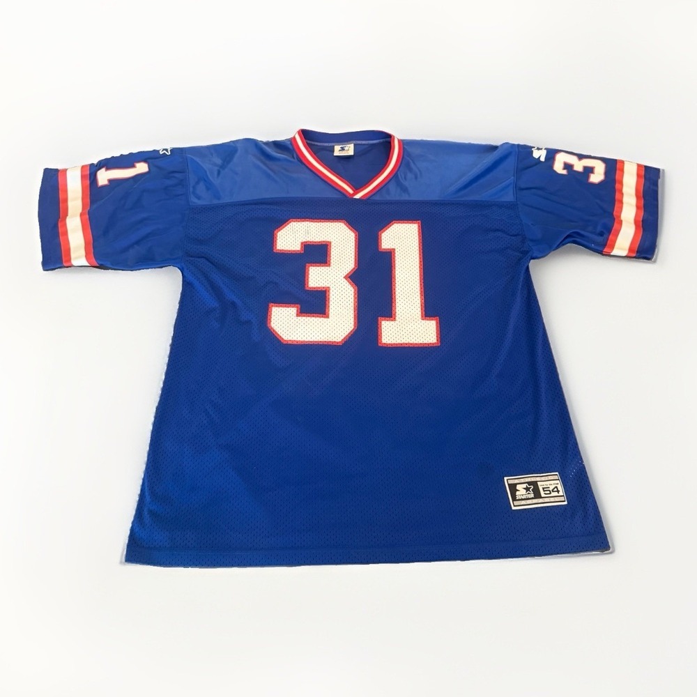 Jason SEHORN #31 90s New York Giants STARTER  jersey 54 2XL VTG